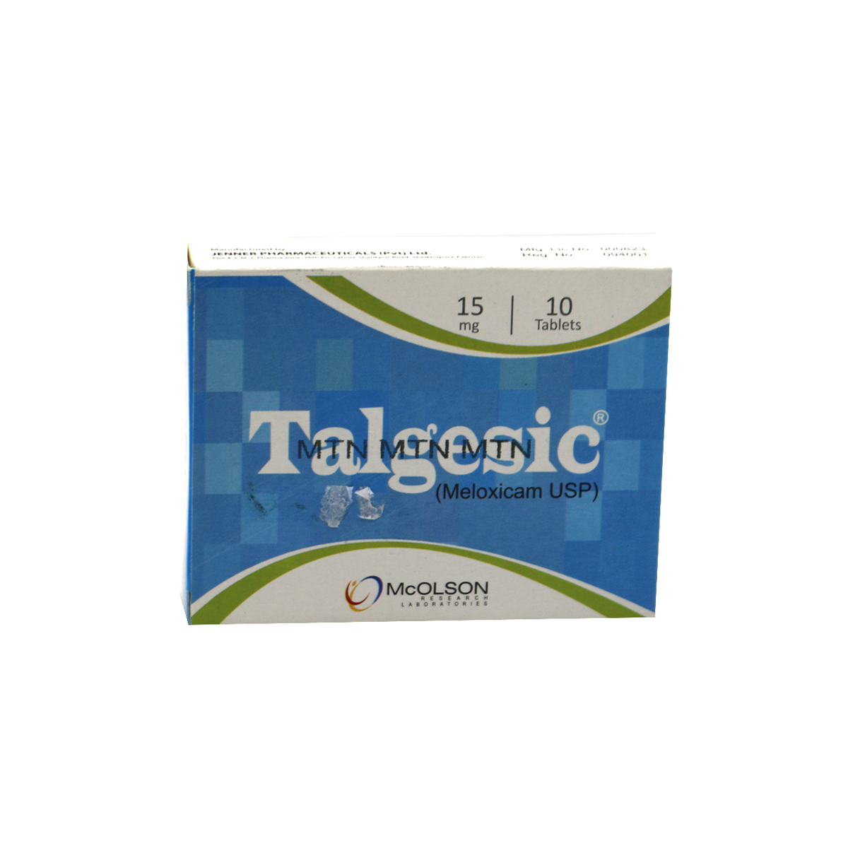 Talgesic 15Mg Tab 10S