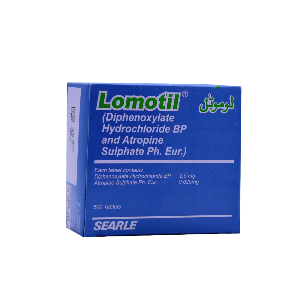 Lomotil Tablets 2.5Mg (1 Strip = 20 Tablets)