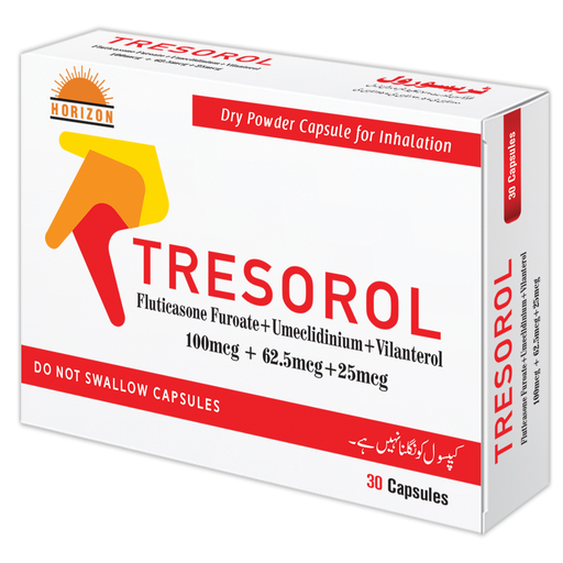 Tresorol (100/62.5/25mg) Cap 30s