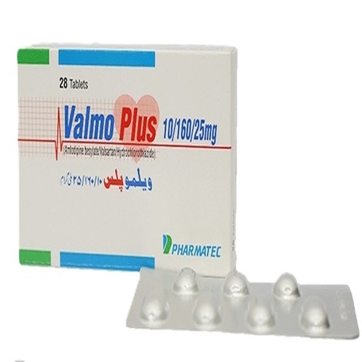 Valmo Plus (10/160/25mg) Tab 14s
