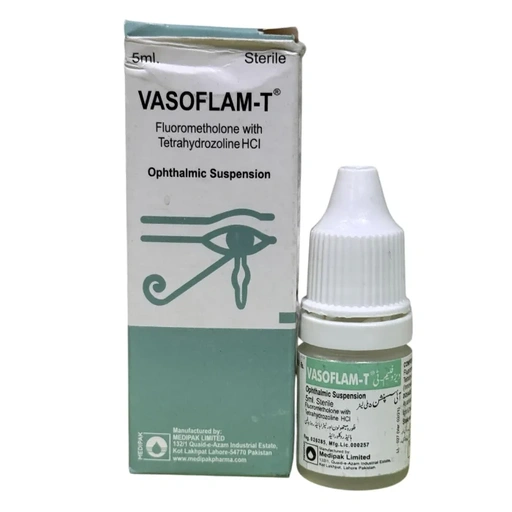 Vasoflam T (1.0/0.25mg) 5Ml Eye Drops