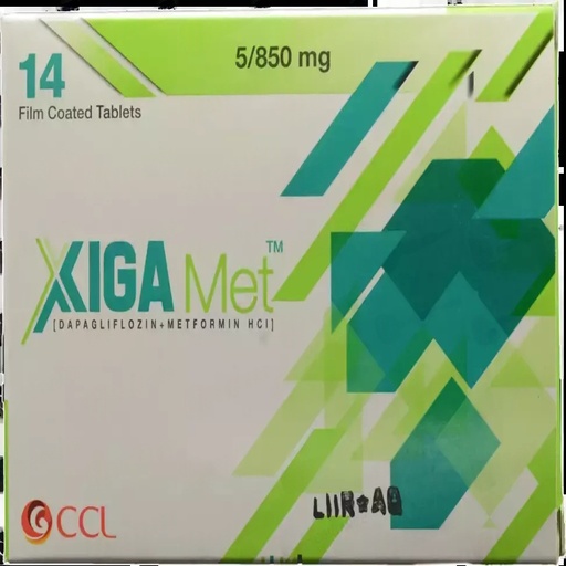 Xiga Met (5/850mg) 14 Tablets