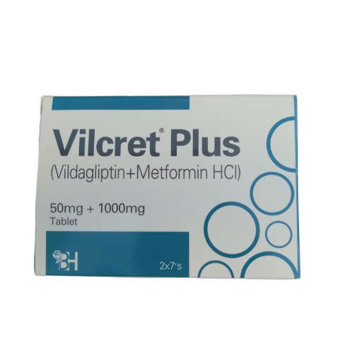 Vilcret Plus (50/1000mg) 14 Tablets