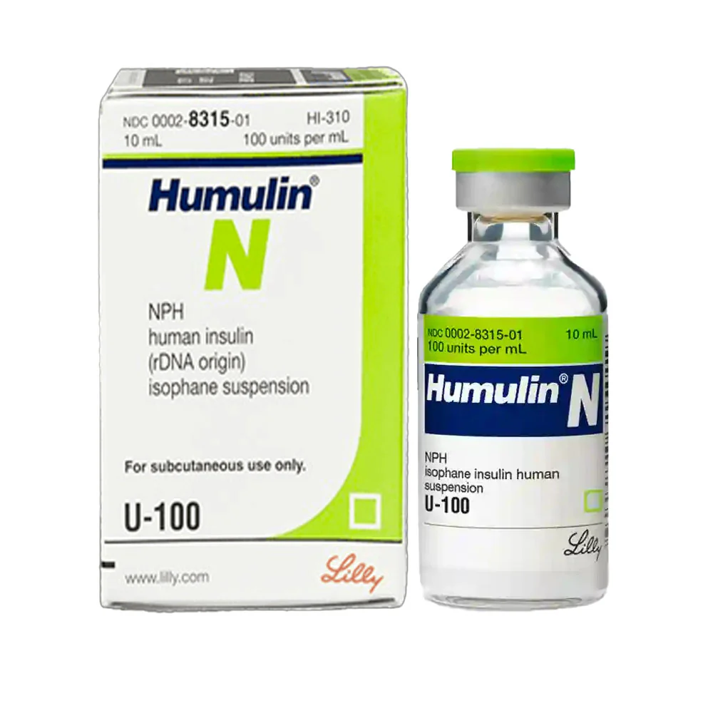 Humulin-N Injection 100Units/Ml 10Ml (1 Box = 1 Injection)