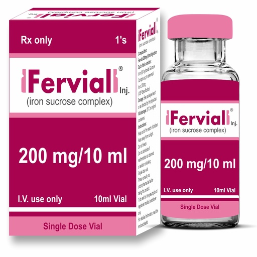 Fervial Inj 200mg 10Ml