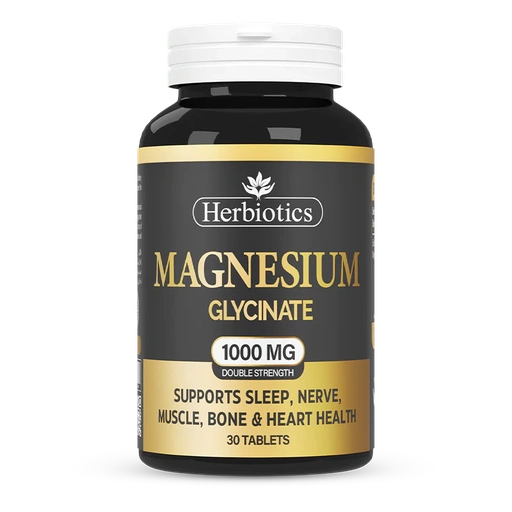 Hb Magnesium Glycinate 1000mg Tab 30s