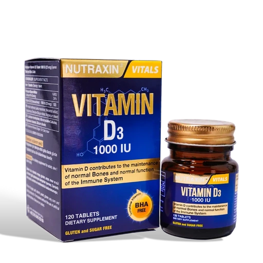 Nutraxin Vitamin D3 1000Iu (120s)