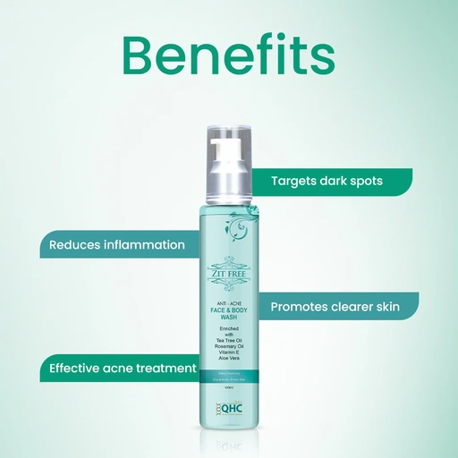 Qhc Zit Free Face And Body Wash