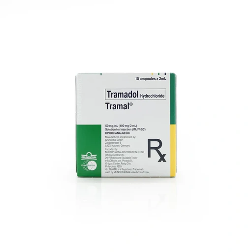 Tramal (50mg/Ml) 5 Ampoule Injections