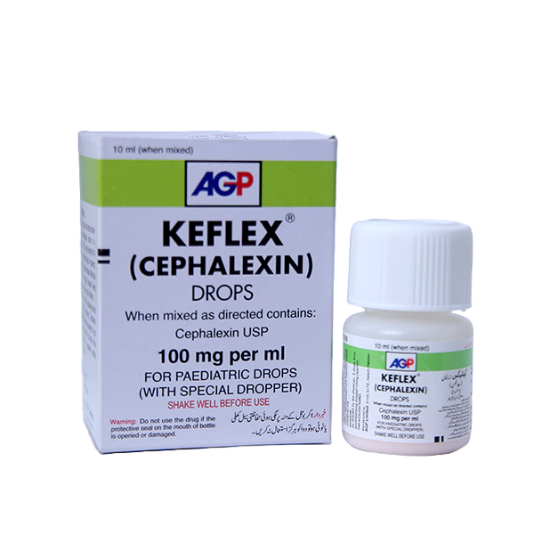 Keflex 100Mg/Ml Paediatric Drops 10Ml