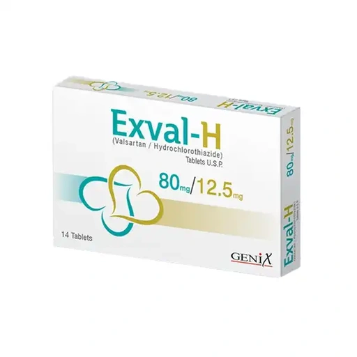 Exval H (80/12.5mg) 14 Tablets