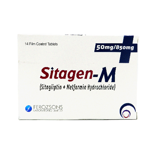 Sitagen M (50/850mg) 14 Tablets