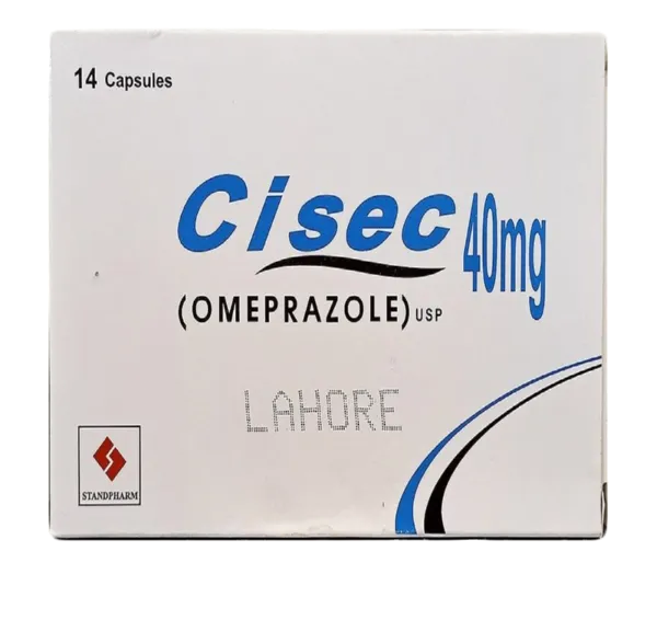 Cisec 40 mg Cap 14s