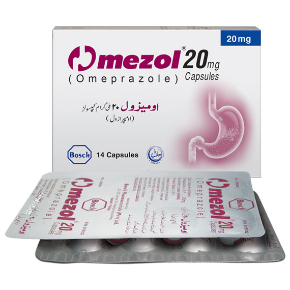 Omezol Capsules 20Mg (1 Strip = 7 Capsules)
