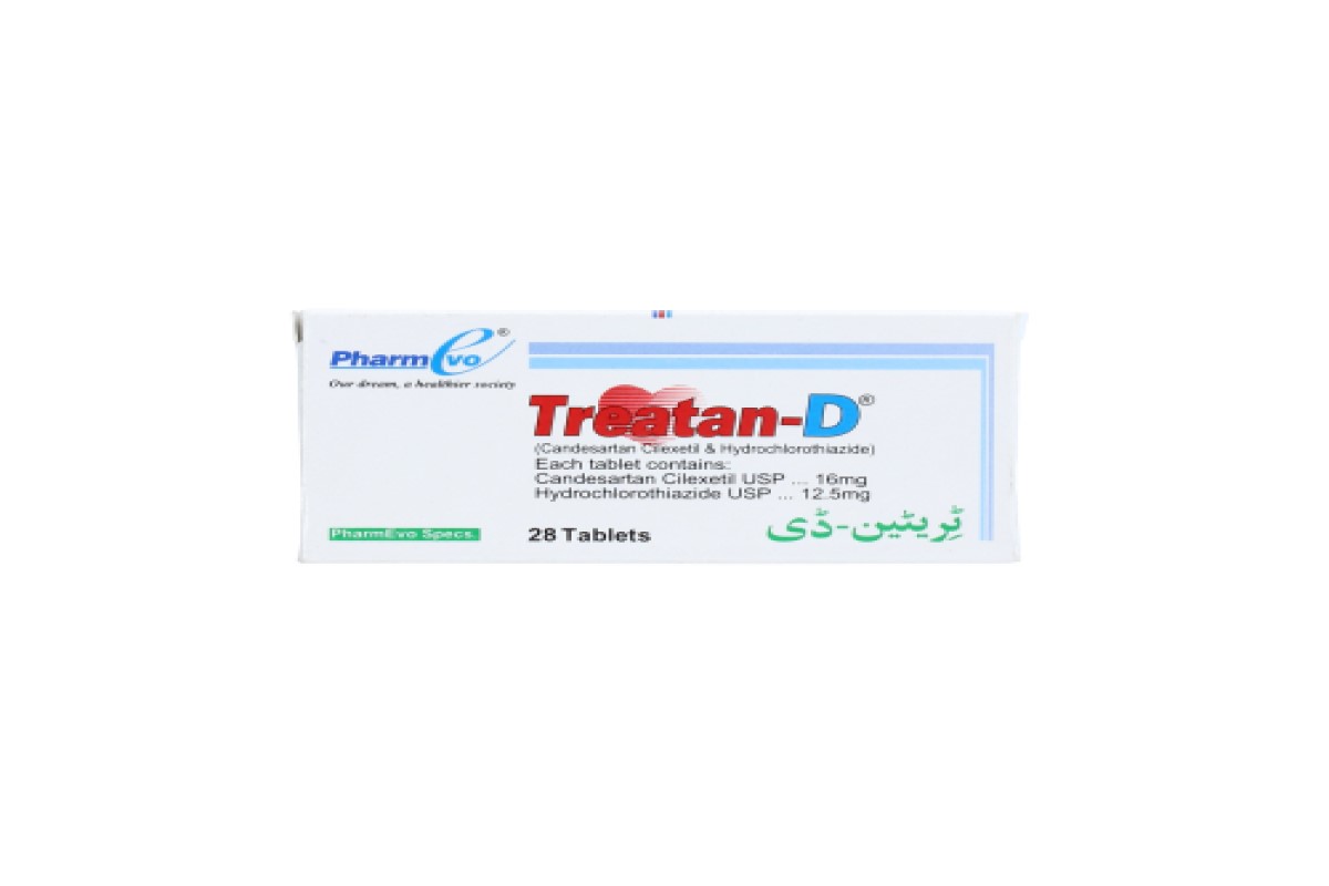 Treatan-D Tablets 16Mg/12.5Mg (1 Strip = 14 Tablets)