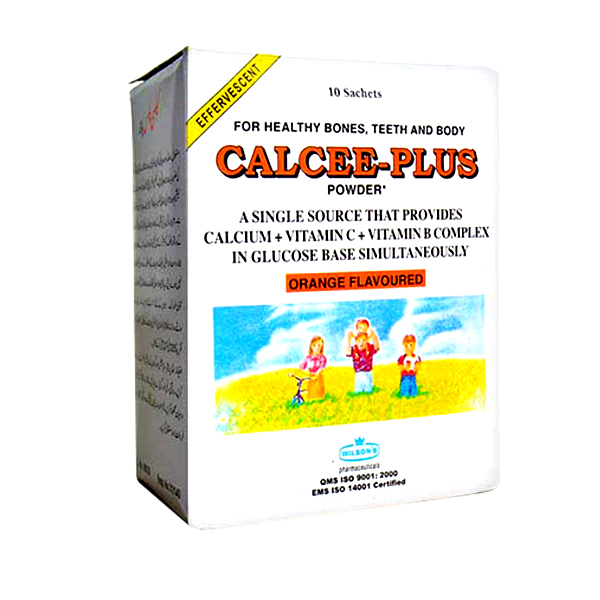 Calcee-500 Powder Orange Sachets (1 Box = 10 Sachets)