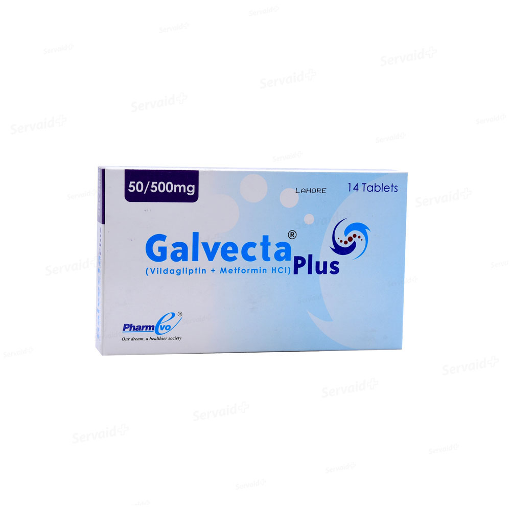 Galvecta Plus Tablets 50/500Mg (1 Strip = 7 Tablets)