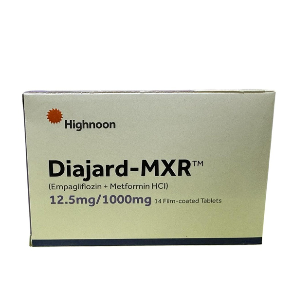 Diajard-Mxr Tablet 12.5Mg/1000Mg (1 Box = 2 Strips) (1 Strip = 7 Tablets)
