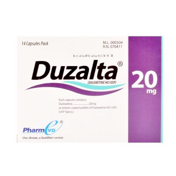 Duzalta Capsules 20Mg (1 Strip = 7 Capsules)