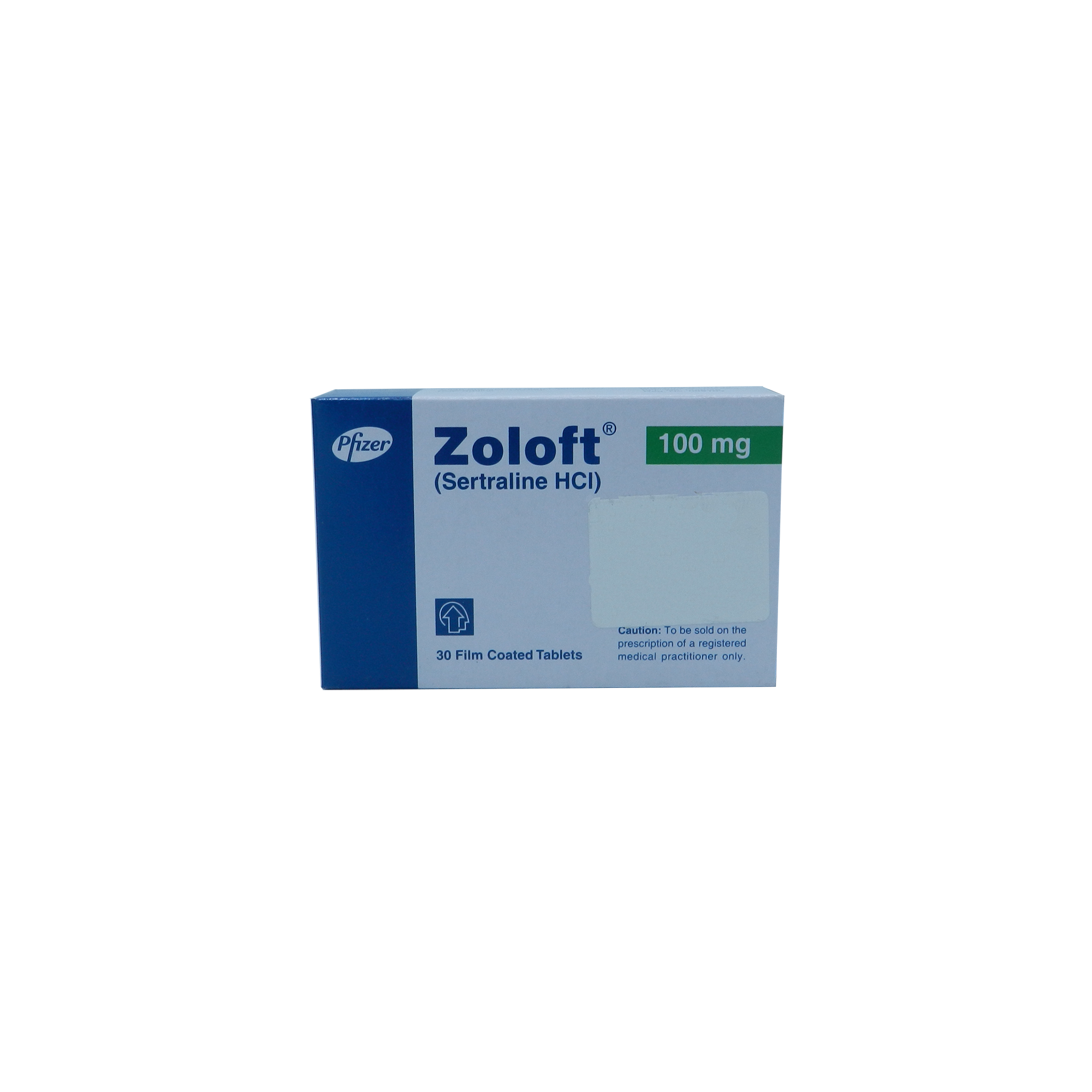 Zoloft Tablets 100Mg (1 Box = 3 Strips) (1 Strip = 10 Tablets)