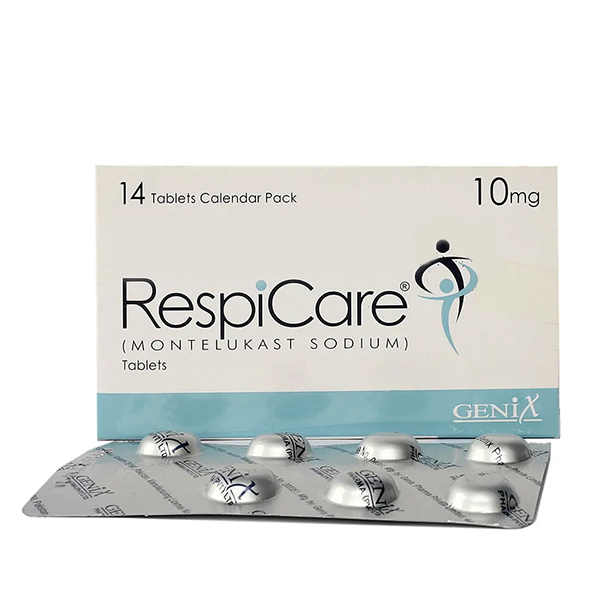 Respicare Tablets 10Mg (1 Box = 2 Strips) (1 Strip = 7 Tablets)