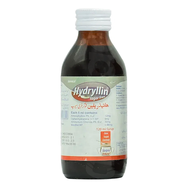 Hydryllin Sugar Free Syrup 120Ml