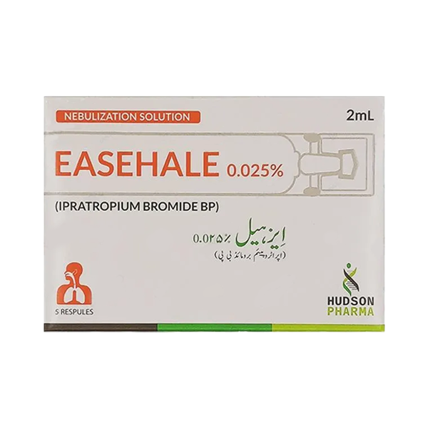 Easehale Respules Nebulization Solution 0.025% 2Ml (1 Box = 10 Nebulization Solution)