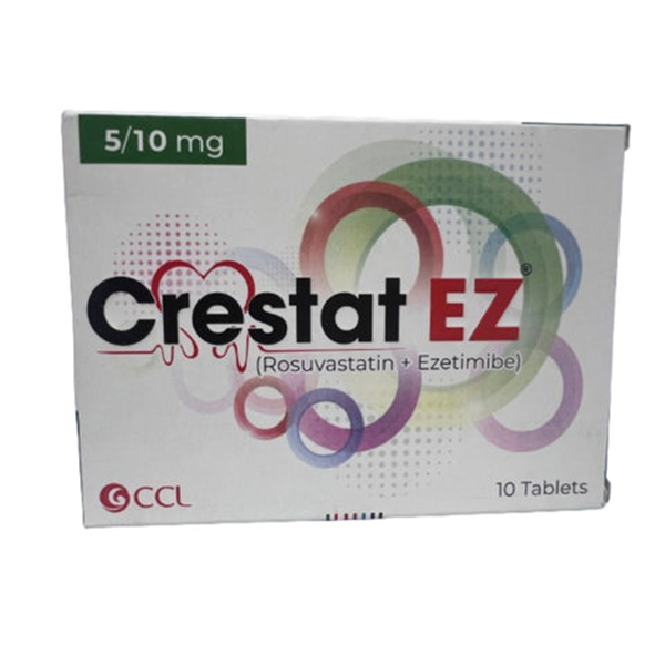 Crestat Ez Tablets 5Mg/10Mg (1 Box = 1 Strip) (1 Strip = 10 Tablets)