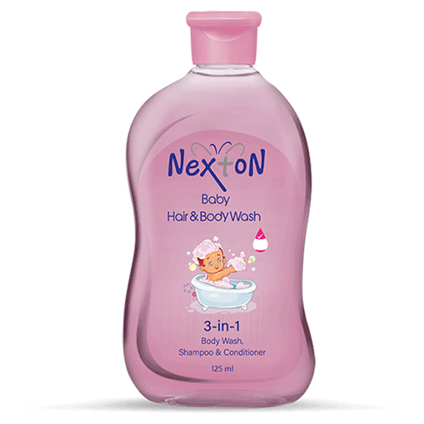 Nexton Baby Hair And Body Wash (3-In-1) 125Ml