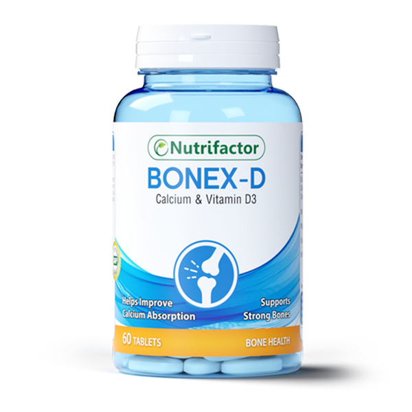 Nutrifactor Bonex-D Tablets (1 Bottle = 60 Tablets)