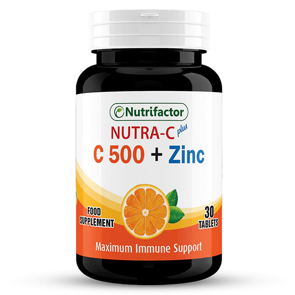 Nutrifactor Nutra-C Plus Tablets (1 Bottle = 30 Tablets)