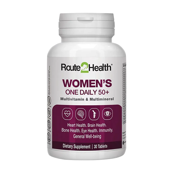 Route 2 Health Womens One Daily 50+ Tablets (1 Bottle = 30 Tablets)