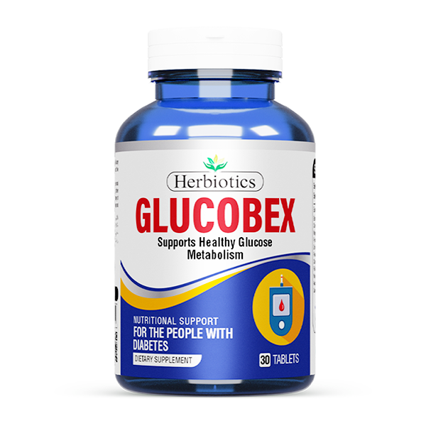 Herbiotics Glucobex Tablets (1 Bottle = 30 Tablets)