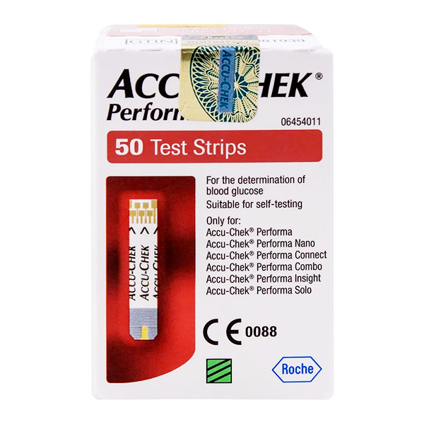 Accu-Chek Performa Gluco Strips (Box = 50 Strips)