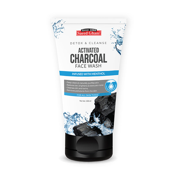 Saeed Ghani Activated Charcoal Detox & Cleanse Facewash 100Ml