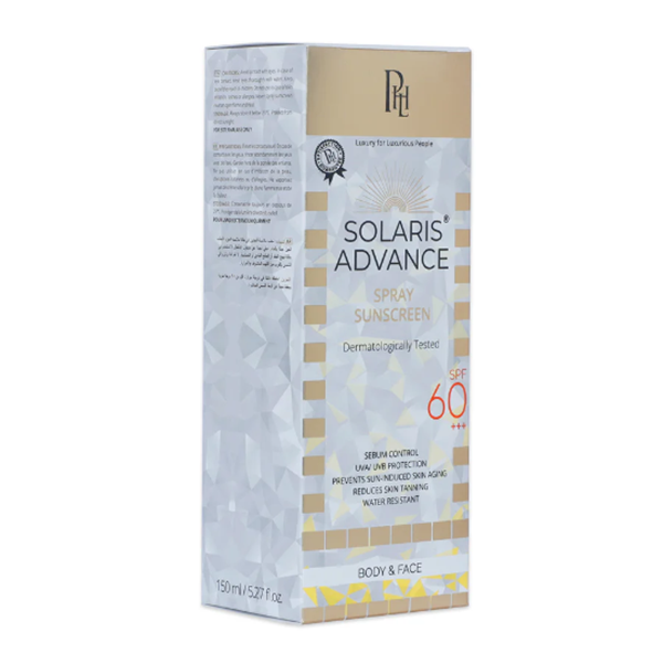 Solaris Advance Spray Sunscreen Spf60 150Ml