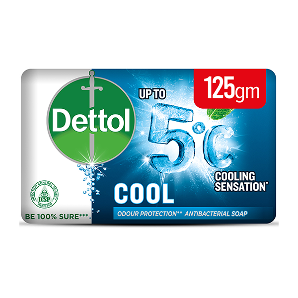 Dettol Antibacterial Cool Soap 125G