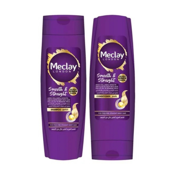 Meclay London Smooth & Straight Shampoo Purple 180Ml