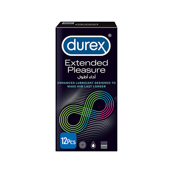 Durex Extended Pleasure Condoms (Pack Of 12)