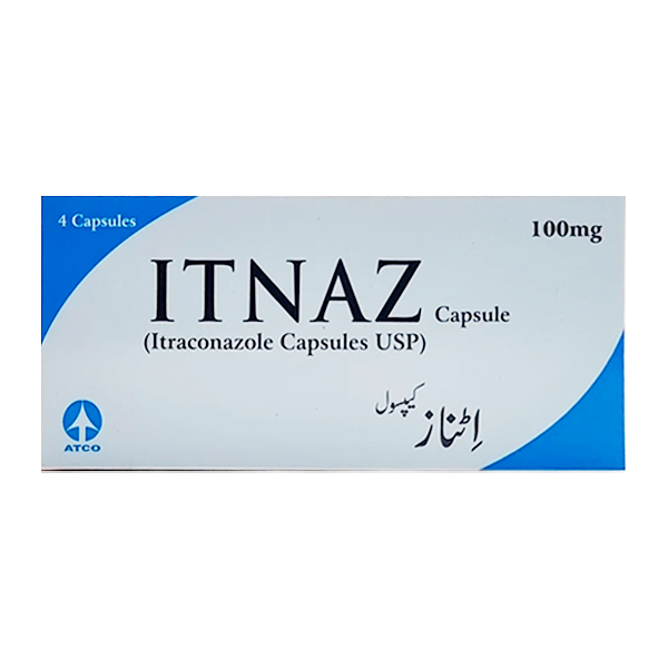 Itnaz Capsules 100Mg (1 Box = 4 Capsules)