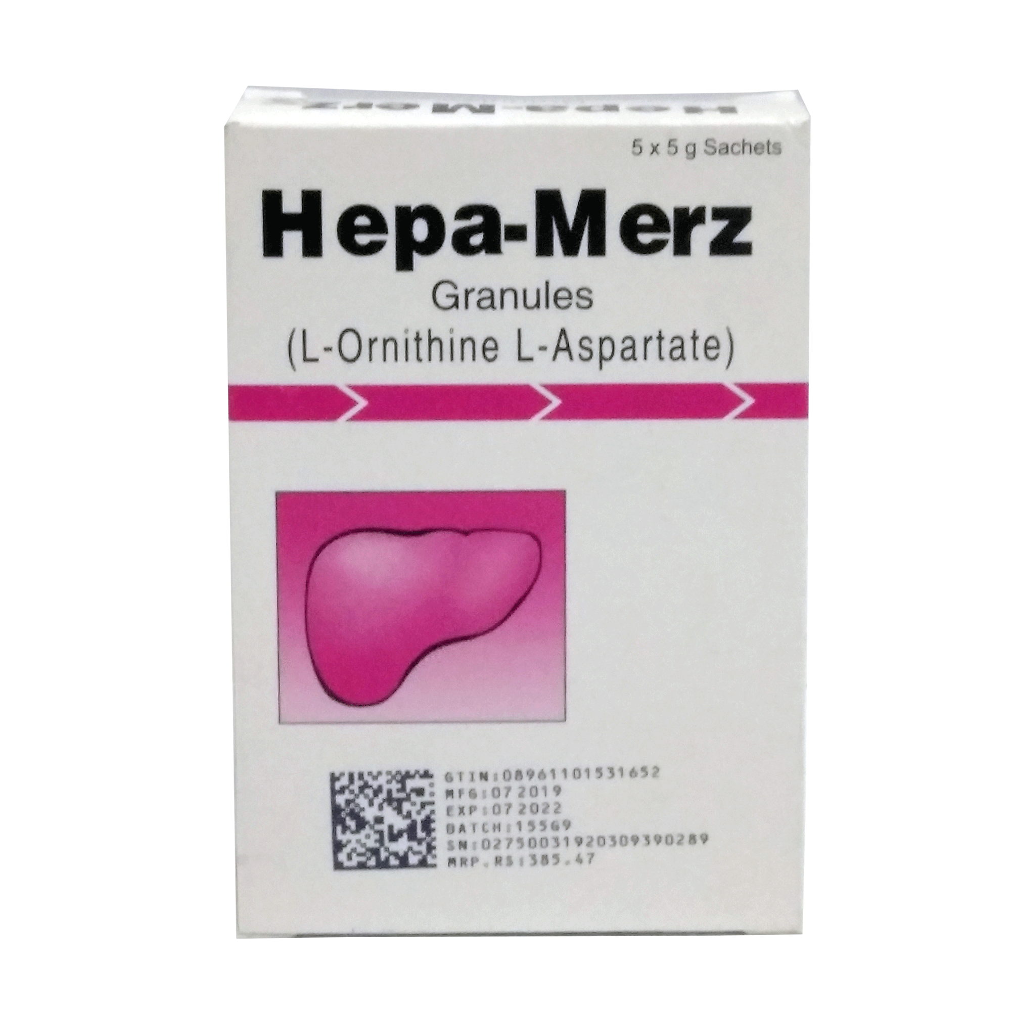 Hepa-Merz Granule Powder Sachets 5G (1 Box = 5 Sachets)