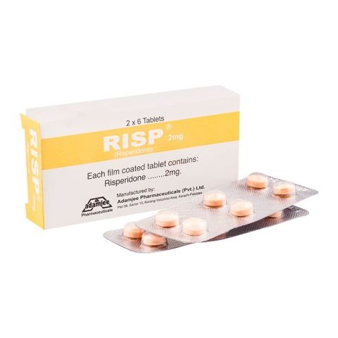 Risp Tablets 2Mg (1 Box = 2 Strips) (1 Strip = 6 Tablets)