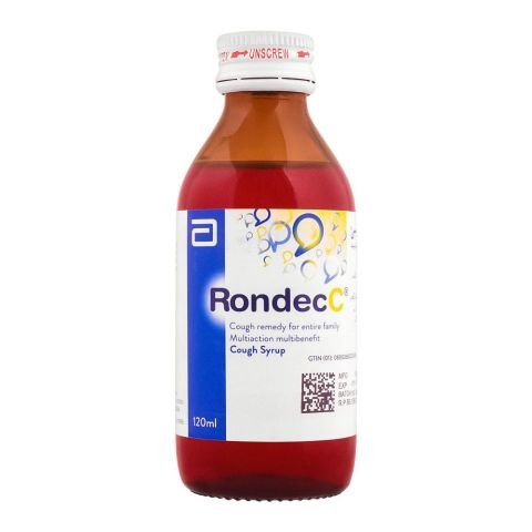 Rondec C Cough Syrup 120Ml