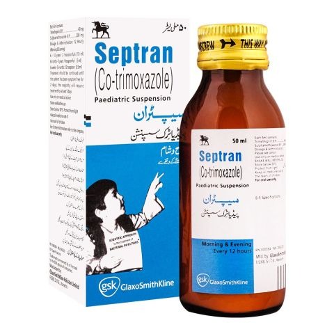 Septran 50Ml Paediatric Suspension 40Mg/200Mg