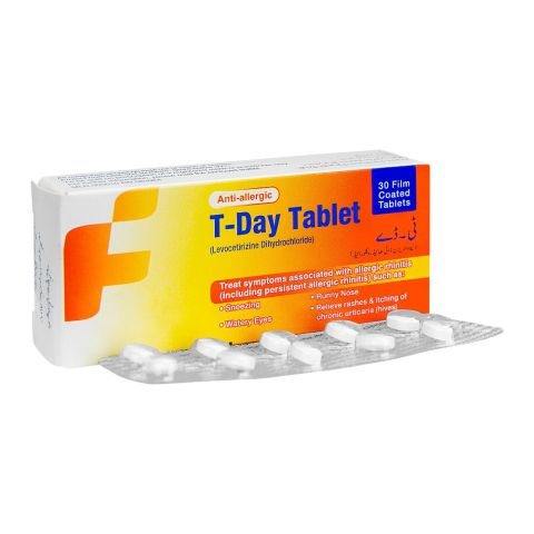 T-Day Tablets 5Mg (1 Box = 3 Strips) (1 Strip = 10 Tablets)