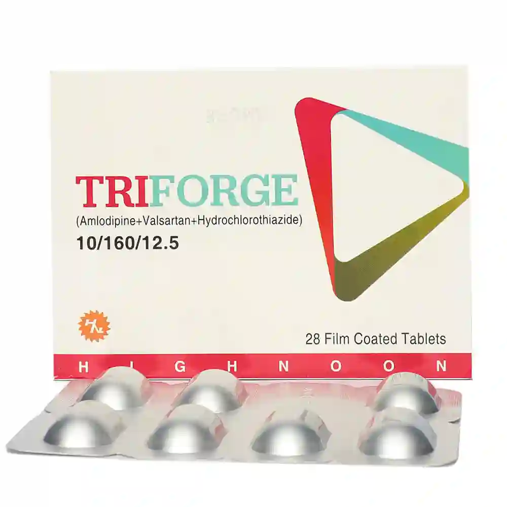 Triforge Tablets 10/160/12.5Mg (1 Box = 4 Strips) (1 Strip = 7 Tablets)