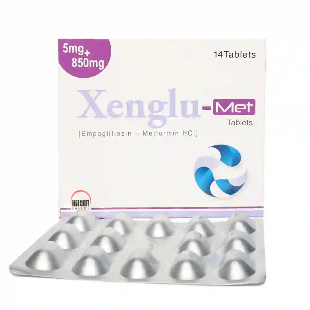 Xenglu-Met Tablets 5Mg/850Mg (1 Box = 2 Strips) (1 Strip = 7 Tablets)